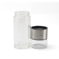 High Quality Unbreakable Transparent Borosilicate Glass Water Bottle with Lid 250ml 350ml 500ml